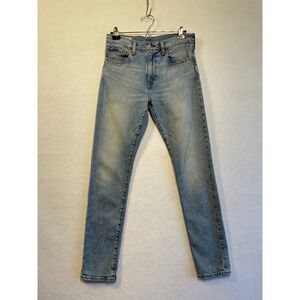 Levis Premium 512 Slim Taper Jeans Mens 32x32 Light Wash Blue Denim Modern Big E